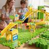XINNOVEL 3-Tier Large Puzzle Race Car Track Set for Kids 3-5, Puzzle Tracks Car Play Set, Race Tracks Toys for Toddler Boys 3 4 5 6 Year Old, Birthday Gifts for Kids 3 4 5 6 7 8 Year Old Boys Girls view 4