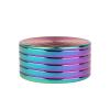 Kinetic Desk Toys, Fidget Toys Adults, 1.97'' Desk Toys for Office for Adults, Spinning Tops for Kids, Physics Toys Novelty Amusements (50MM, Rainbow) view 1