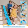 Nigwet Flexible Race Track for Kids - 15 Ft Flex Track Race Car Tracks with Car Ramp Toy, Fit for Monster Truck Track & Kids' Play Cars, Race Tracks for Toddlers 3+, Gifts for Boys Girls (Light Blue) view 2