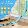 Nigwet Flexible Race Track for Kids - 15 Ft Flex Track Race Car Tracks with Car Ramp Toy, Fit for Monster Truck Track & Kids' Play Cars, Race Tracks for Toddlers 3+, Gifts for Boys Girls (Light Blue) view 3