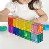 Bffcnl Building Blocks SE Educational Toys Colorful Training Rainbow Acrylic GEM Cubes Blocks for Ages 3, 20Pcs view 4