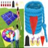 CWLAKON 2-in-1 Outdoor Giant Tic Tac Toe Bean Bag Toss Tug of War Rope for Kids Adults, Outside Lawn Yard Backyard Carnival Field Day Beach Picnic Camping Birthday Party Family Reunion Game view 1