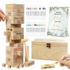 1DFAUL 101Pcs Baby Shower Games Blocks to Decorate Kit, Baby Shower Ideas Activities for Stacking, Building & Drawing, Suitable for Boy Girl Party Game, Decorations, Favors view 1