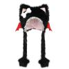 MioCloth Cute Evil Cat Ear Plush Faux Fur Hat Winter Earmuffs Ear Flaps Hood Xmas Halloween Costume Headwear view 1