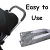 26.41.181.18in Armrest Handle Cover, Universal Handle Cover Handle Sleeve Replacement for Pushchair,Dust Proof Protector Sleeve Accessory for Pushchair Pram(Grey) view 4