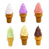 XEGZLH Colorful Realistic Fake Ice Cream Cone Window Display Model Food Sweet Dessert Photo Props Kitchen Accessories Ice Cream Model Crispy Cone Simulation ice Cream Cold Drink Dessert Food view 1
