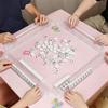 AERFGDE 4PCS Mahjong Racks with Pushers All-in-one,Clear Acrylic Mahjong Rack and Pusher Combo, Modern American Mahjong Tile Racks, Transparent Set of 4 (Transparent White) view 2