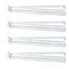 AERFGDE 4PCS Mahjong Racks with Pushers All-in-one,Clear Acrylic Mahjong Rack and Pusher Combo, Modern American Mahjong Tile Racks, Transparent Set of 4 (Transparent White) view 3