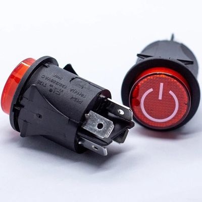 2pcs Kids Vehicle Start Button, Power Switch Replacement For Children Electric Ride On Cars, Normally Closed Contact And Button Type, 16 Amp Ride On Car Starter Switch