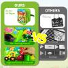 DINSUMRUG Farm Busy Book for Toddlers 1-3, Busy Board Montessori Toys for 1 Year Old Boys Girls Gifts, Educational Quiet Activity Book with Life Skills, Sensory Toys for Toddlers Baby view 4