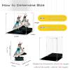 Action Figure Dustproof Protection Display Box UV Protected Acrylic Clear Baseball Holder Home Storage for Action Figures Home Storage Organizing Toys(60x60cm(24") x40cm(16")) view 4