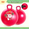 EVERICH TOY Hopper Ball for Kids 18In Sit On Bouncy Balls with Handle for Indoor Outdoor Active Play, Red Christmas Inflatable Boys Girls Gifts for 4 5 6 7 8 Years Old with Christmas Reindeer Ears view 4