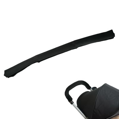 26.41.181.18in Replacement Armrest Handle Cover Dust Proof Handle Accessories,Pushchair Protector Handlebar Sleeve Bumper Removable Fabric Pushchair Case Grip Bar Replacement Arm Covers(Black)
