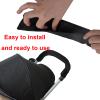 26.41.181.18in Replacement Armrest Handle Cover Dust Proof Handle Accessories,Pushchair Protector Handlebar Sleeve Bumper Removable Fabric Pushchair Case Grip Bar Replacement Arm Covers(Black) view 3