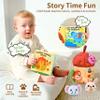Montessori Toys for 1 Year Old & 612 Months Babies, Sensory Developmental Playset with Acorn House, Plush Animals & Cloth Book, Valentines Day Gifts, Easter Basket Stuffers view 3