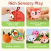 Montessori Toys for 1 Year Old & 612 Months Babies, Sensory Developmental Playset with Acorn House, Plush Animals & Cloth Book, Valentines Day Gifts, Easter Basket Stuffers view 4