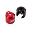 INJORA Heatsink Bullet Plug Connectors Grips with 4mm Bullets (Black, Red, 2Pcs) view 3