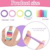VITAPREP 100 Pcs Baby Hair Ties for Toddlers & Little Girls, Super Soft Cotton No Pull Seamless Hair Bands, Gentle Ponytail Elastics for Sensitive Scalp, Kids Hair Accessories (Multicolor) view 2