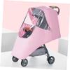 Abaodam Windproof Stroller Rain Cover Fit for Outdoor Use Dustproof and Spittle Pushchair Protection Without Stroller view 2
