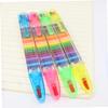 4pcs Paint Crayons Set Random Colors Non Toxic Safe Pastel Art Supplies for Birthday Party Creative Coloring Tools Random Color view 3