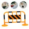 Yardwe 12pcs Mini Traffic Fence Roadblocks Simulation Safety Barricades Wear Resistant Miniature Traffic Sign and Role Play view 3