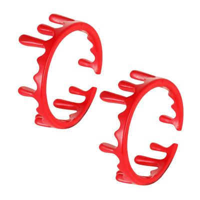 Toddmomy 2Pcs Adjustable Blood Open Rings Metal Alloy Vampire Jewelry Halloween Party Favors Lightweight Costume Accessories for Cosplay Carnivals and Concerts