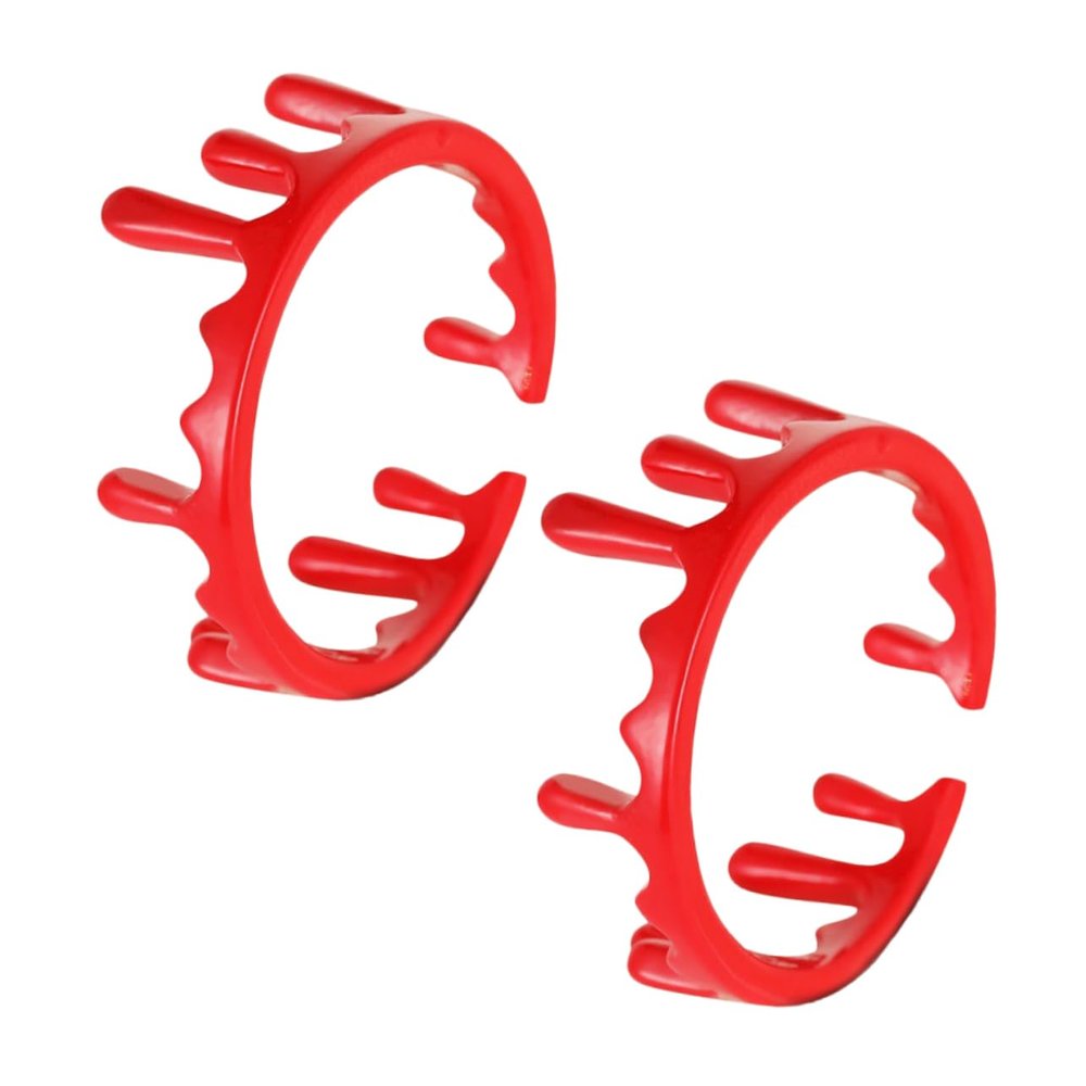 Toddmomy 2Pcs Adjustable Blood Open Rings Metal Alloy Vampire Jewelry Halloween Party Favors Lightweight Costume Accessories for Cosplay Carnivals and Concerts