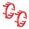 Toddmomy 2Pcs Adjustable Blood Open Rings Metal Alloy Vampire Jewelry Halloween Party Favors Lightweight Costume Accessories for Cosplay Carnivals and Concerts view 1