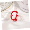 Toddmomy 2Pcs Adjustable Blood Open Rings Metal Alloy Vampire Jewelry Halloween Party Favors Lightweight Costume Accessories for Cosplay Carnivals and Concerts view 3