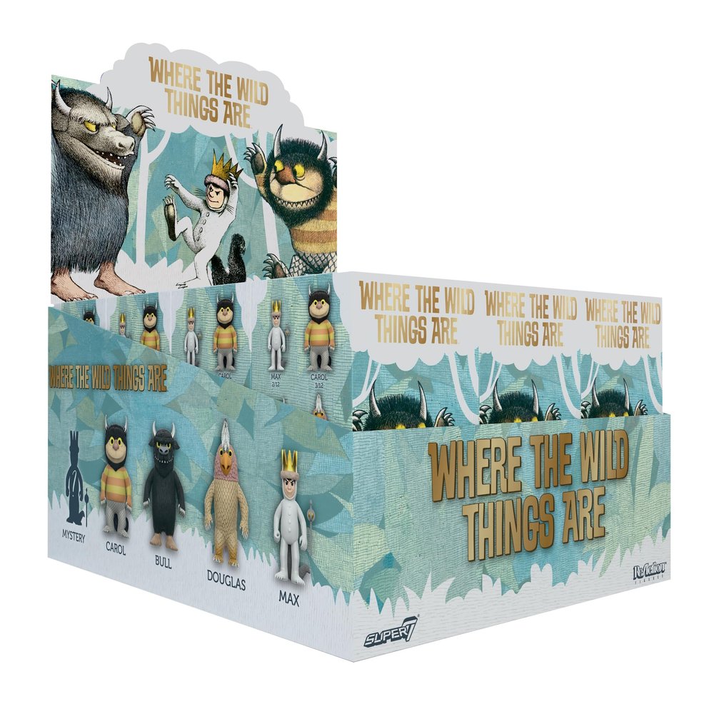 Super7 Where The Wild Things are Blind Box Flat - (12 Pack) 3.75" Where The Wild Things are Action Figures - Classic Children's Book Collectibles and Retro Toys