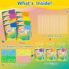YSCare Scratch Arts Party Favors for Kids: 24 Pack Rainbow Art Scratch Notebook, Art Craft Kit Goodie Bags Stuffers, Birthday Valentines Day Bulk Return Gifts Classroom Prizes for Girls Boy 4-8-12 view 2