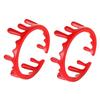 MUSISALY 2Pcs Adjustable Blood Ring Metal Alloy Open Vampire Jewelry Halloween Party Favors for Costume Masquerade Festivals Unique Dark Style Accessory view 1