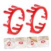 MUSISALY 2Pcs Adjustable Blood Ring Metal Alloy Open Vampire Jewelry Halloween Party Favors for Costume Masquerade Festivals Unique Dark Style Accessory view 2