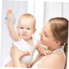 Abaodam Finger Protector Food Grade Silicone Teether Adjustable Thumb Forefinger Cover for Boy Girl Months Relief view 2