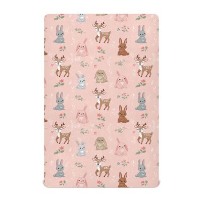 Deer Pink Baby Crib Sheet Soft and Breathable Crib Mattress Protector for Standard Crib Mattress Topper for Infant Newborn Boys Girls