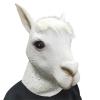 Halloween Realistic Alpaca Mask,Full Head Alpaca Head Mask,Funny Animal Masks Fancy Dress for Halloween Carnival Costume Party,Animal Headgear Costume view 4
