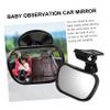 LIOOBO Car Rearview Mirror Backseat Observation Mirror for Boy Girl Wide Angle Shatterproof Material Easy Installation Safe for Vehicle Use view 3