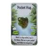 Animal Pocket Hug Gifts,Resin Animal Pocket Hug Tokens with Greeting Cards for Emotional Support,Encouragement Greeting Card Gifts for Friend Christmas Birthday Thanksgiving Anniversary (Frog) view 1