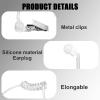4PCS Agent Costume Accessories Secret Security Outfit Halloween Cosplay Hat Ties Fake Earpiece ID Card Party Props (Set 2) view 3