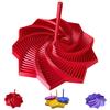 3D Printed Expanded Sensory Fidget Star, 3D Printed Fidget Toys with Handle, Honeycomb Sensory Toy for Office Desktop Decompression, Stress Relief Gifts, (red, Medium) view 1