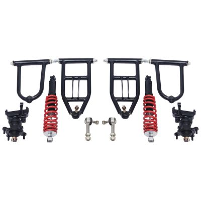 Front Suspension Swing Arm Kit, Mental Suspension Swing Arm, Upper Lower Swing Arm Kit for Electric Atvs Four-Wheeled Off-Road Vehicles and Go-Karts