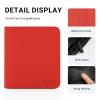 12 Pocket Card Binder,Flekko Zipper 720 Pockets Trading Card Binder,PU Card Collection Album,Sturdy Side-Loading Card Holder Folders for YuGiOh, TCG,MTG,Game Cards,Sports Cards, (Red) view 4