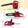 Arrowbash 3 Pcs Toy Gardening Tool Set for Kids Toy Leaf Blower Hedge Trimmer Chainsaw Pretend Set with Lights and Sounds Christmas Birthday Gifts for Boys Girls view 2