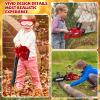 Arrowbash 3 Pcs Toy Gardening Tool Set for Kids Toy Leaf Blower Hedge Trimmer Chainsaw Pretend Set with Lights and Sounds Christmas Birthday Gifts for Boys Girls view 3