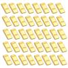 100PCS Miniature Fake Gold Bars, Mini Gold Bars for DIY Crafts, Creative Micro Figurine for Micro Landscape Home Dollhouse Fairy Garden Phone Case Decoration view 1