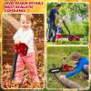Arrowbash 3 Pcs Toy Gardening Tool Set for Kids Toy Leaf Blower Chainsaw Push Lawn Mower Pretend Set with Lights and Sounds Christmas Birthday Gifts for Boys Girls view 3