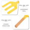 WOFASHPURET 1 Set Kids Garden Tools: Iron Shovels Fork Rake for Toddler Gardening - Children Garden Beach Digging Tools for Backyard Sandbox Outdoor Adventures view 3