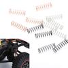 12PCS RC Shock Absorbers High Performance Durable Shock Absorption Springs with 3 Hardness Levels for Axial SCX24 1/24 Model Car Black Gold Silver 23mm Length view 1