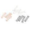 12PCS RC Shock Absorbers High Performance Durable Shock Absorption Springs with 3 Hardness Levels for Axial SCX24 1/24 Model Car Black Gold Silver 23mm Length view 3