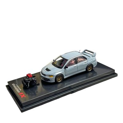 1:64 for Mitsubishi Lancer EVO 9th Generation Diecast Cars Desktop Art Display Collection
